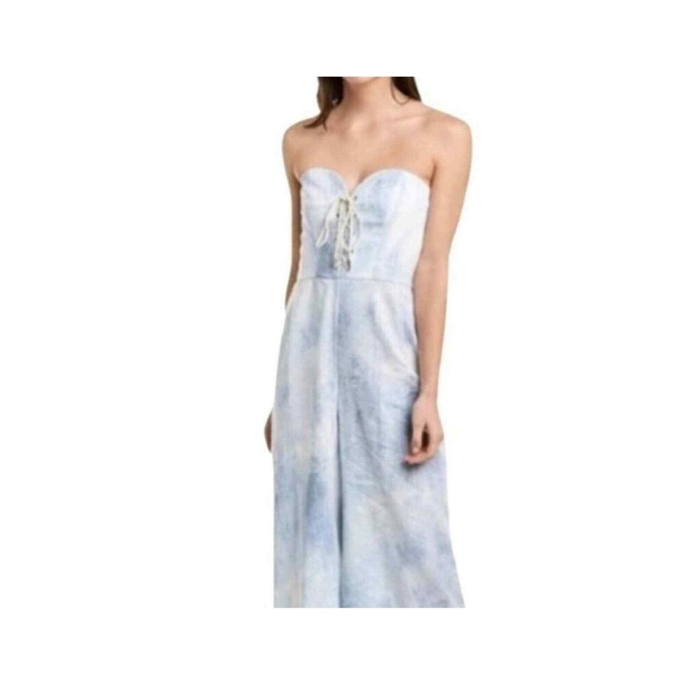 Petersyn Bruna Grotto Jumpsuit Strapless Ankle Length size XS NWT MSRP $450